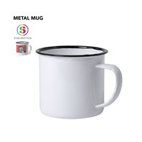 TAZZA VINTAGE IN METALLO PER SUBLIMAZIONE